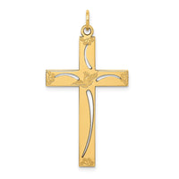 Load image into Gallery viewer, 14K Laser Designed Cross Pendant
