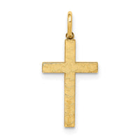 Load image into Gallery viewer, 14K Laser Designed Cross Charm
