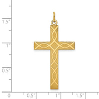 Load image into Gallery viewer, 14K Laser Designed Cross Pendant
