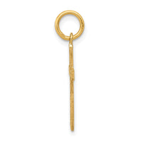 Load image into Gallery viewer, 14K Laser Designed Cross Charm
