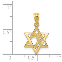 Load image into Gallery viewer, 14k Star of David Pendant
