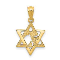 Load image into Gallery viewer, 14k Star of David Pendant
