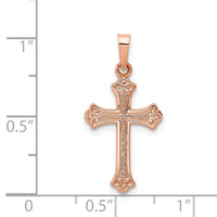Load image into Gallery viewer, 14k Rose Gold Cross Pendant
