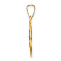 Load image into Gallery viewer, 14k Matka Boska Czestochowska Reversible Medal Hollow Pendant
