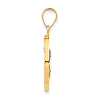 Load image into Gallery viewer, 14K Queen Of The Holy Scapular Reversible Medal Hollow Pendant
