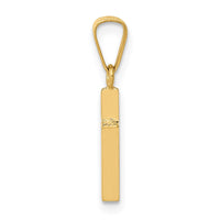 Load image into Gallery viewer, 14k Polished Cross Pendant
