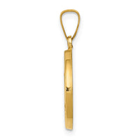 Load image into Gallery viewer, 14k Polished and Satin St. Andrew Medal Hollow Pendant
