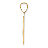 Load image into Gallery viewer, 14k Polished and Satin St. Anthony Medal Hollow Pendant
