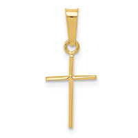 Load image into Gallery viewer, 14k Polished Cross Pendant

