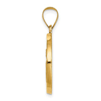 Load image into Gallery viewer, 14k Polished and Satin St Gabriel Medal Hollow Pendant
