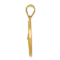 Load image into Gallery viewer, 14k Polished and Satin St Gerard Medal Hollow Pendant
