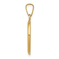 Load image into Gallery viewer, 14k Polished and Satin St Joseph Medal Hollow Pendant
