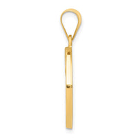 Load image into Gallery viewer, 14k Polished and Satin St Matthew Medal Hollow Pendant
