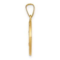 Load image into Gallery viewer, 14k Polished and Satin St Theresa Medal Hollow Pendant

