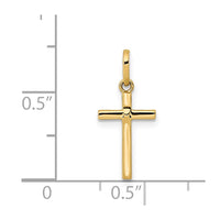Load image into Gallery viewer, 14k Polished Cross Pendant
