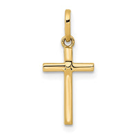 Load image into Gallery viewer, 14k Polished Cross Pendant
