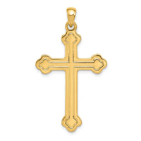 Load image into Gallery viewer, 14k Budded Cross Pendant
