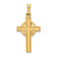 Load image into Gallery viewer, 14k Polished Celtic Cross Pendant
