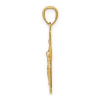 Load image into Gallery viewer, 14k Gold Polished Small Passion Crucifix Pendant
