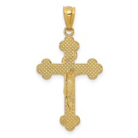 Load image into Gallery viewer, 14k Gold Polished INRI Medium Crucifix Pendant
