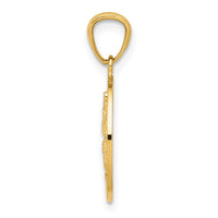 Load image into Gallery viewer, 14k Gold Polished St Christopher Pendant
