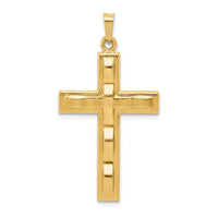 Load image into Gallery viewer, 14k Polished Cross Pendant
