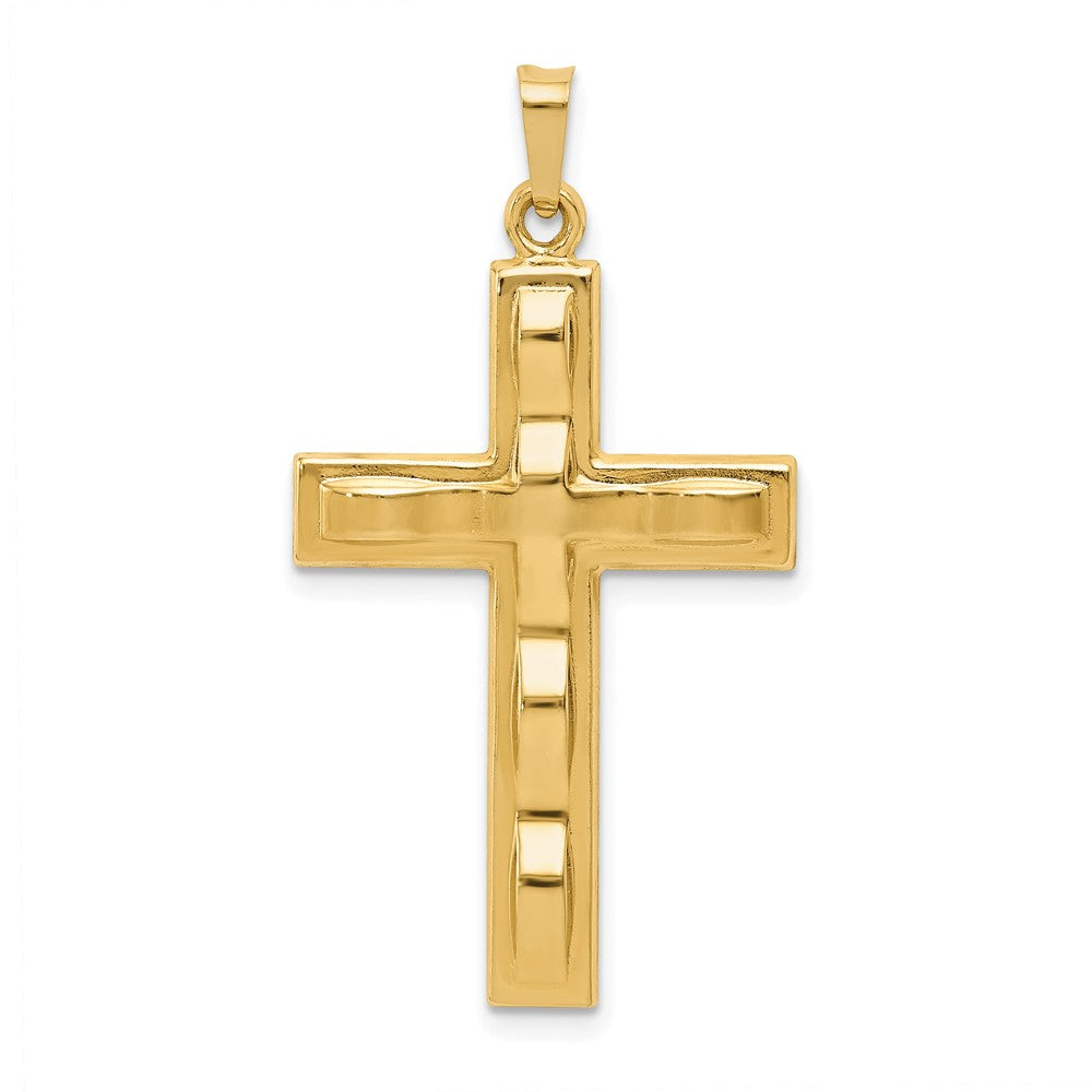 14k Polished Cross Pendant