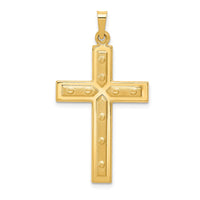 Load image into Gallery viewer, 14k Polished Cross Pendant
