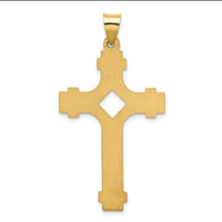 Load image into Gallery viewer, 14k Polished Fancy Cross Pendant
