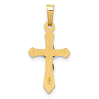 Load image into Gallery viewer, 14k Two-tone Polished INRI Crucifix Pendant

