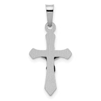 Load image into Gallery viewer, 14k White Gold Polished INRI Crucifix Pendant
