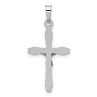 Load image into Gallery viewer, 14k White Gold Polished INRI Crucifix Pendant
