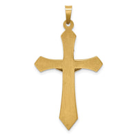 Load image into Gallery viewer, 14k Two-tone Polished INRI Crucifix Pendant
