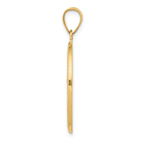 Load image into Gallery viewer, 14K Polish/Satin Hollow Spanish Lady Of Guadalupe Medal Pendant
