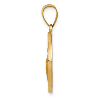 Load image into Gallery viewer, 14K Polished / Satin Hollow Spanish St. Jude Thaddeus Medal
