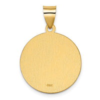 Load image into Gallery viewer, 14K Polished / Satin St. Kateri Hollow Medal Pendant
