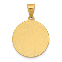 Load image into Gallery viewer, 14K Polished / Satin St. Rocco Hollow Medal Pendant
