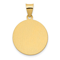 Load image into Gallery viewer, 14K Polished / Satin St. Vincent Hollow Medal Pendant
