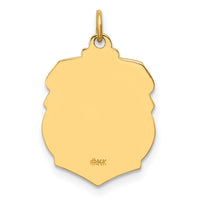 Load image into Gallery viewer, 14k Solid Polished/Satin Small St. Michael Badge Medal

