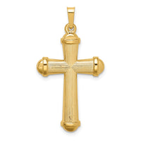 Load image into Gallery viewer, 14k Hollow Polished Cross
