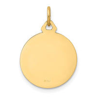 Load image into Gallery viewer, 14k Polished/Satin Small Round Jesus Medal
