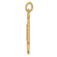 Load image into Gallery viewer, 14k Solid Polished/Satin Large Rectangle Framed Miraculous Medal
