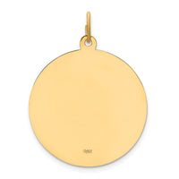 Load image into Gallery viewer, 14k Solid Polished/Satin Large Round St. Joseph Medal
