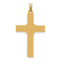 Load image into Gallery viewer, 14k Hollow Polished Center X Cross
