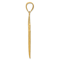 Load image into Gallery viewer, 14K Diamond-cut Cross Pendant
