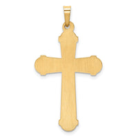 Load image into Gallery viewer, 14k Two-tone Hollow Polished Cross w/Center Cross
