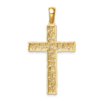 Load image into Gallery viewer, 14K Nugget Cross Pendant
