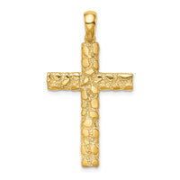 Load image into Gallery viewer, 14K Nugget Cross Pendant
