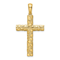 Load image into Gallery viewer, 14K Nugget Cross Pendant
