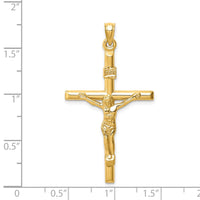 Load image into Gallery viewer, 14k Hollow Crucifix Pendant
